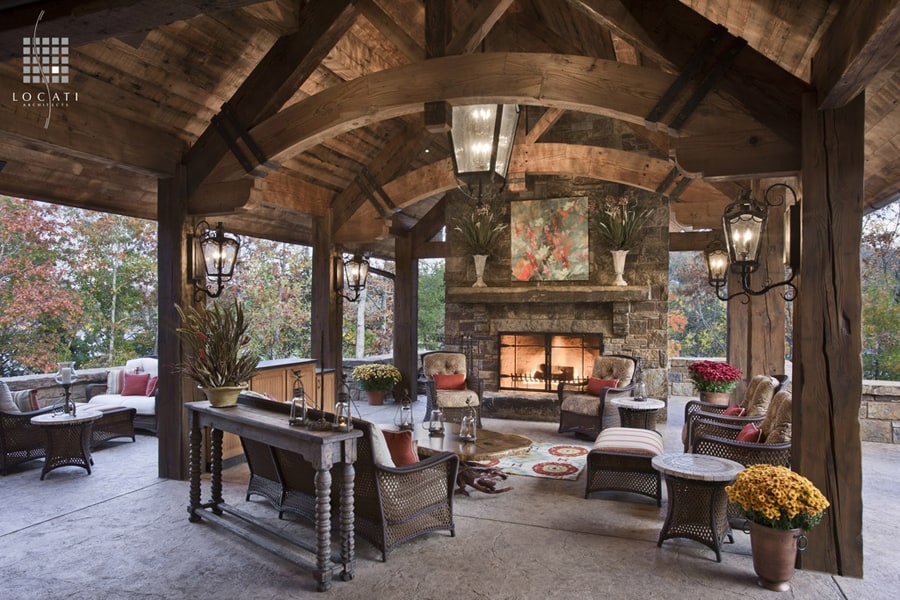 Rustic Country Patio