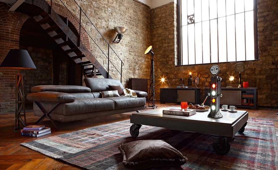 Rustic Masculine Living Room