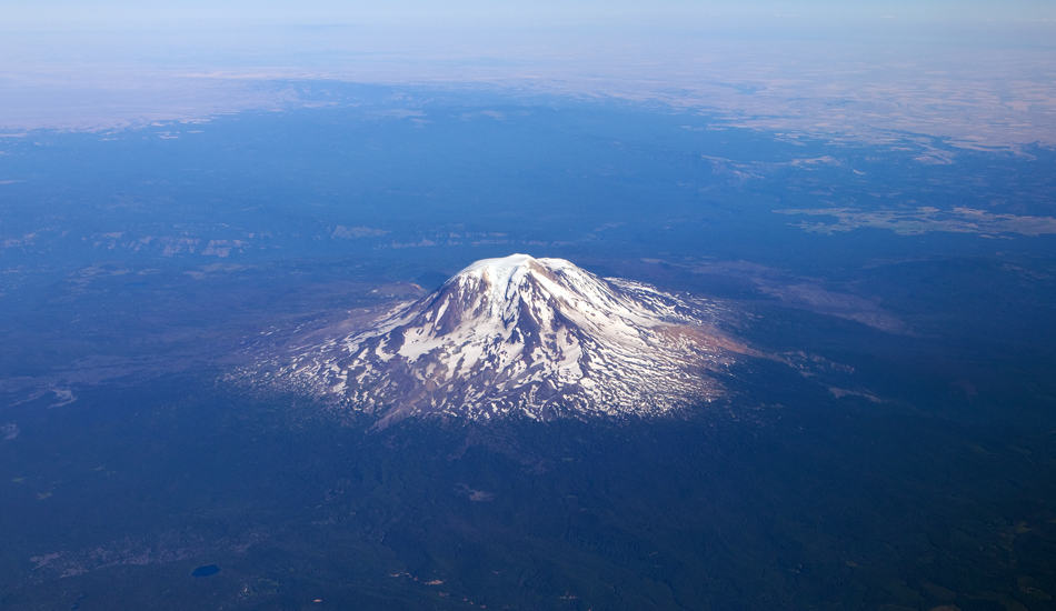 Mount Rainier From Sky