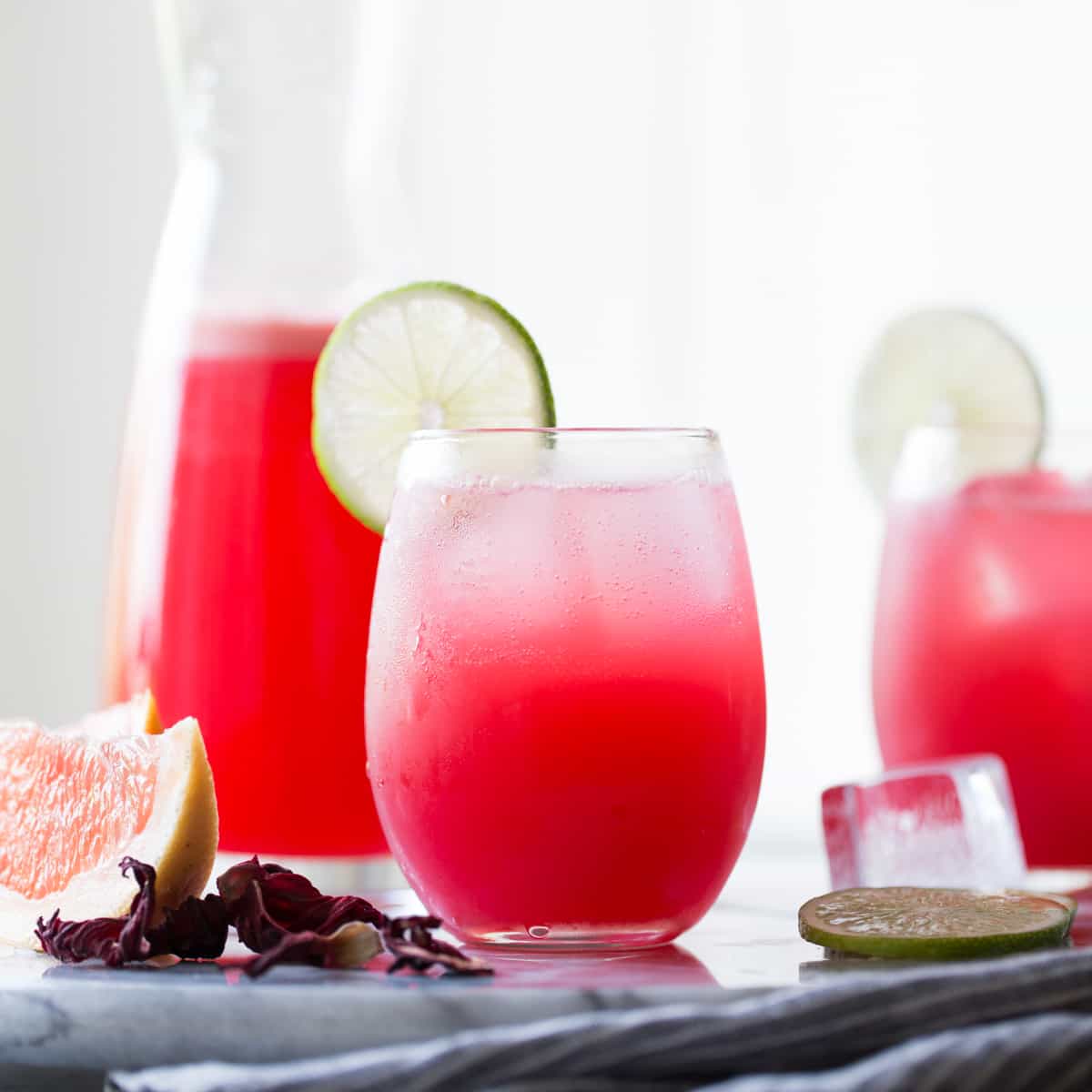 Hibiscus Ginger Palomas | Summer Cocktail Recipe